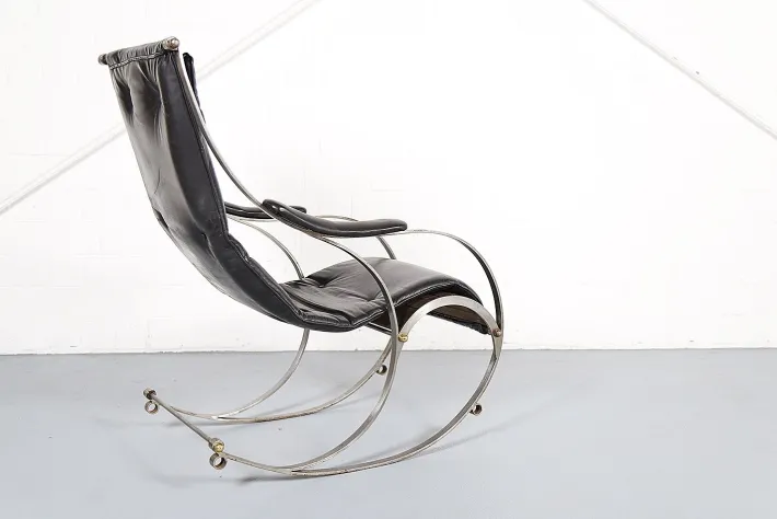 Pamono Vintage Rocking Chair by Peter Cooper for R. W. Winfield, 1851