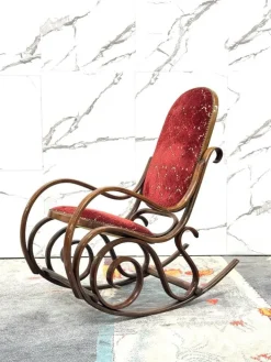 Pamono Vintage Rocking Chair from Thonet, 1950 Online