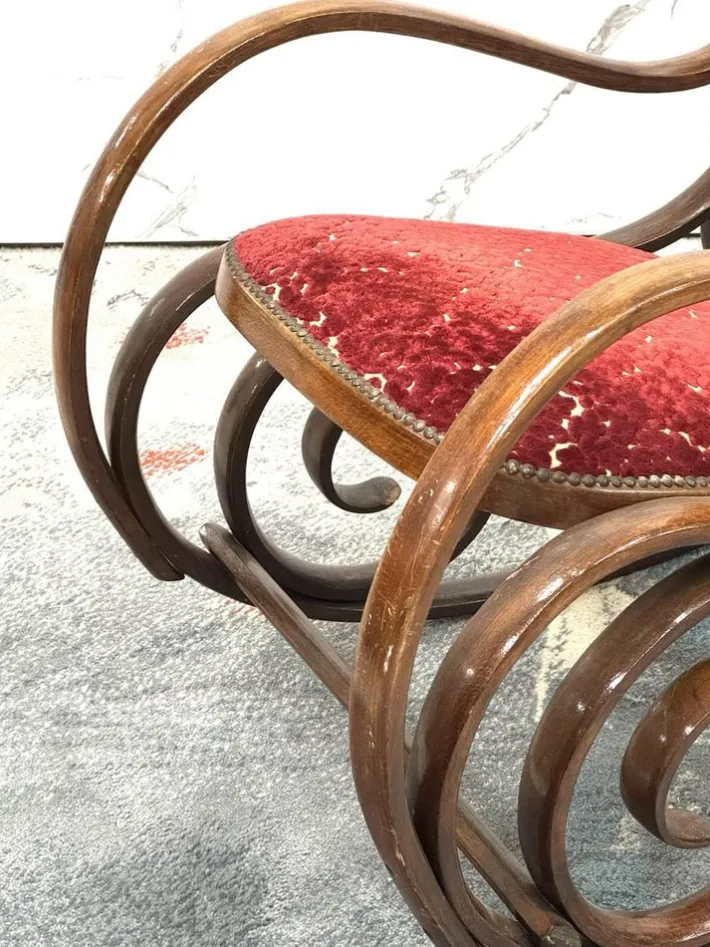 Pamono Vintage Rocking Chair from Thonet, 1950 Online