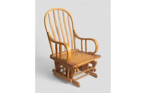 Pamono Vintage Rocking Chair in Wood with Smooth Motion and Design Online