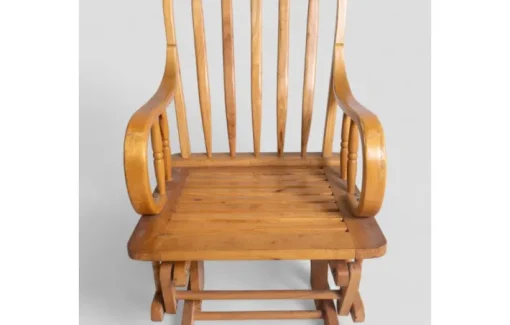 Pamono Vintage Rocking Chair in Wood with Smooth Motion and Design Online