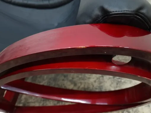 Pamono Vintage Rocking Chair in Leather by Gae Aulenti for Poltronova Discount