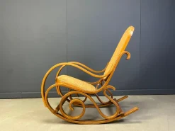 Pamono Vintage Rocking Chair in the style of Thonet, 1960s New