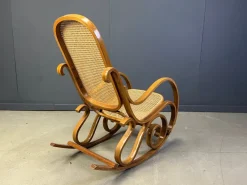 Pamono Vintage Rocking Chair in the style of Thonet, 1960s New