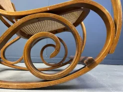Pamono Vintage Rocking Chair in the style of Thonet, 1960s New