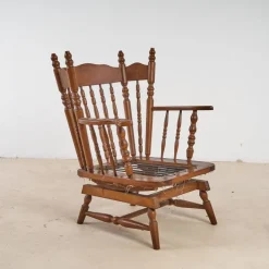 Pamono Vintage Rocking Chair in Wood Hot