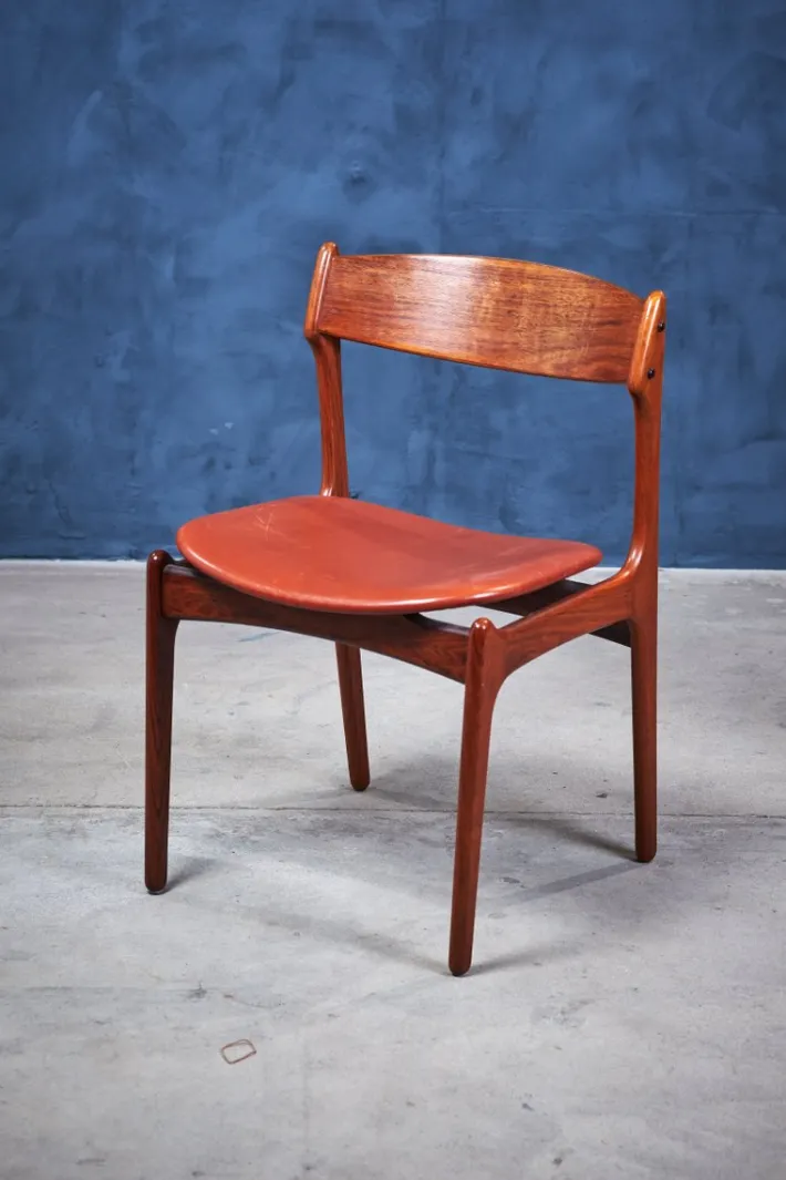 Pamono Vintage Rosewood Dining Chairs by Erik Buch, 1960s, Set of 6 Clearance
