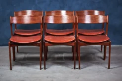 Pamono Vintage Rosewood Dining Chairs by Erik Buch, 1960s, Set of 6 Clearance