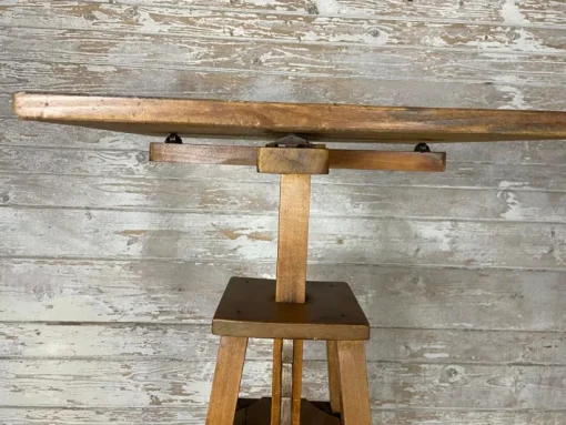 Pamono Vintage Rotating Height-Adjustable Sculpture Stand Outlet
