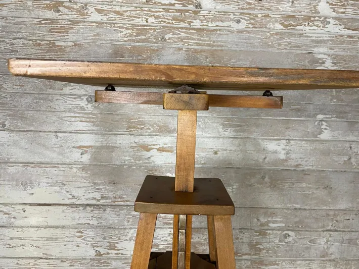 Pamono Vintage Rotating Height-Adjustable Sculpture Stand Outlet