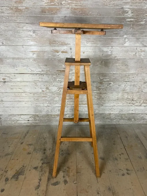 Pamono Vintage Rotating Height-Adjustable Sculpture Stand Outlet
