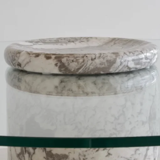 Pamono Vintage Round Dining Table by Angelo Mangiarotti for Sorgente Dei Mobili, 1975 Discount