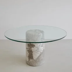 Pamono Vintage Round Dining Table by Angelo Mangiarotti for Sorgente Dei Mobili, 1975 Discount