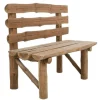 Pamono Vintage Rustic Log Bench