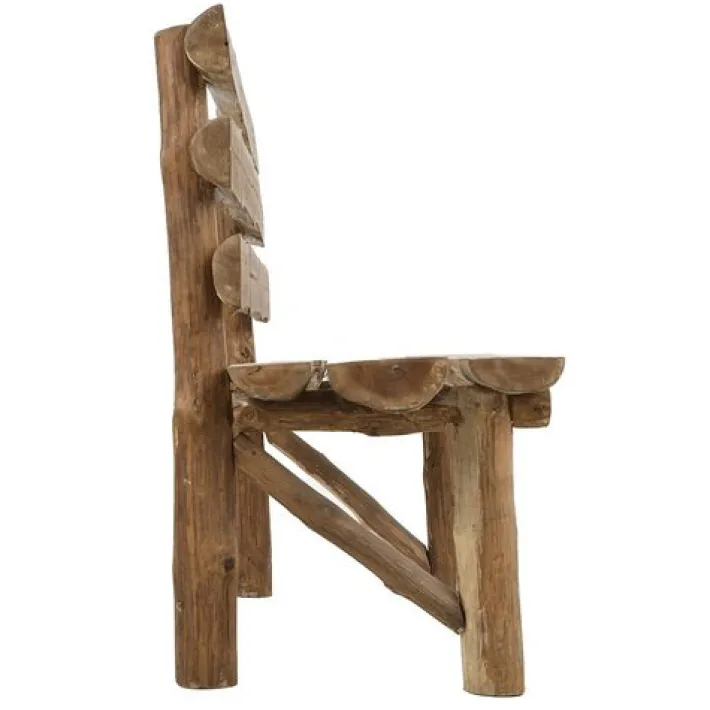 Pamono Vintage Rustic Log Bench