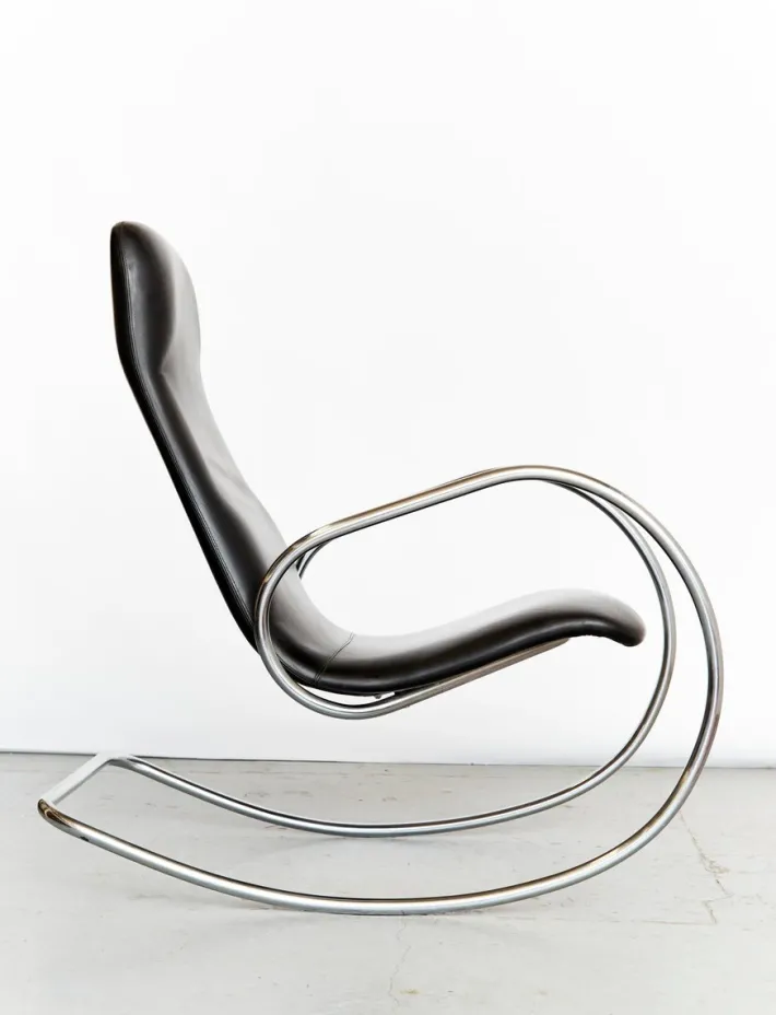 Pamono Vintage S826 Cantilever Rocking Chair in Chrome by Ulrich Böhme for Thonet, 1970s Discount