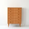 Pamono Vintage Scandinavian Oak Chest of Drawers, 1950s Best