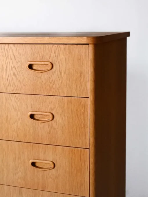 Pamono Vintage Scandinavian Oak Chest of Drawers, 1950s Best