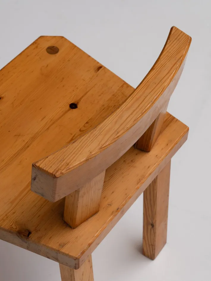 Pamono Vintage Scandinavian Pine Chairs by Roland Wilhelmsson, 1960s, Set of 2