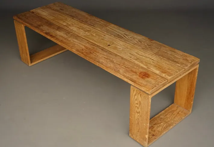 Pamono Vintage Scandinavian Pine Bench, 1960s Outlet