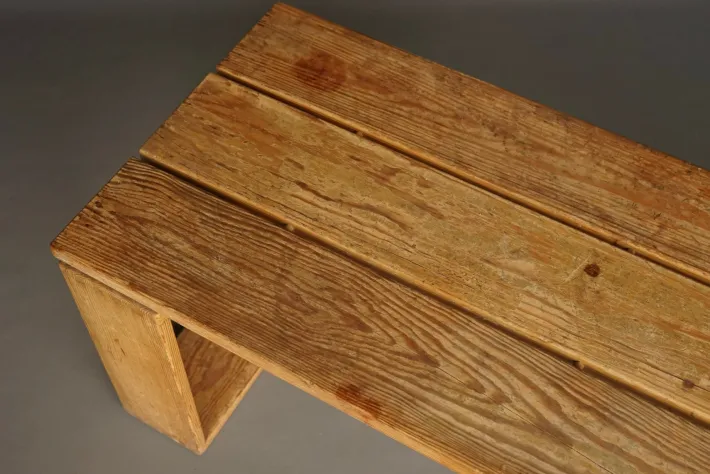 Pamono Vintage Scandinavian Pine Bench, 1960s Outlet