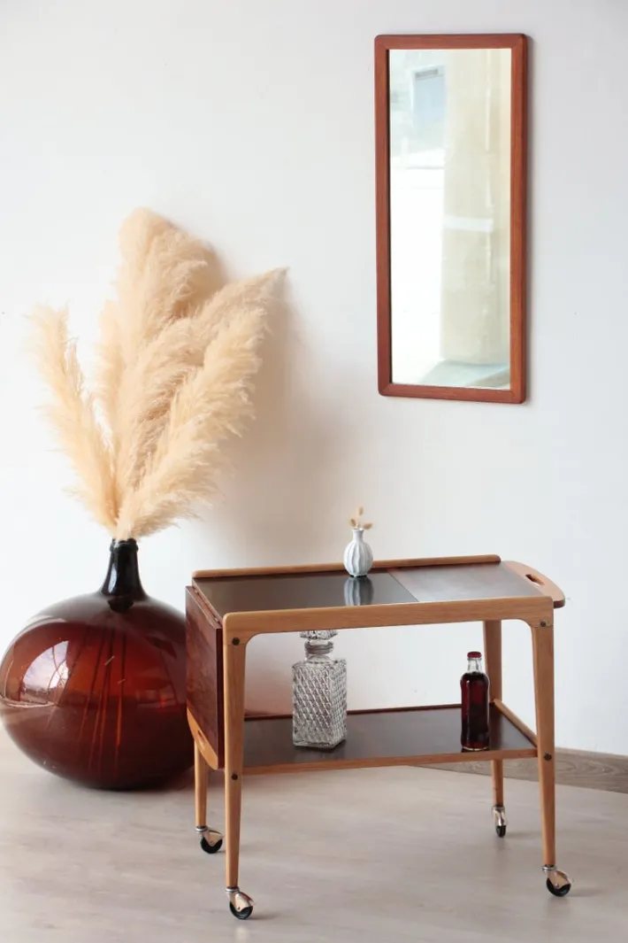 Pamono Vintage Scandinavian Rosewood Serving Trolley by Yngve Ekström, 1960s Best