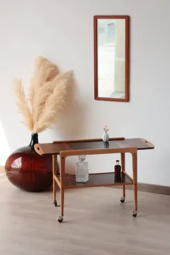 Pamono Vintage Scandinavian Rosewood Serving Trolley by Yngve Ekström, 1960s Best