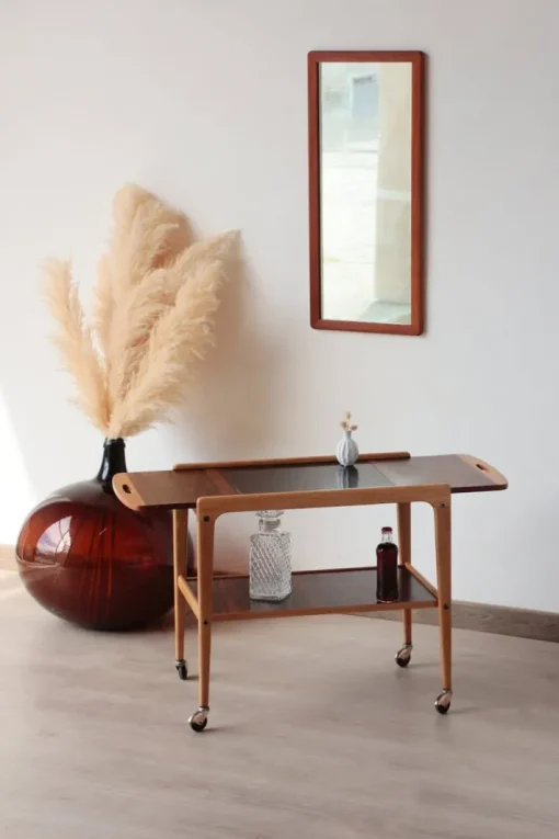 Pamono Vintage Scandinavian Rosewood Serving Trolley by Yngve Ekström, 1960s Best