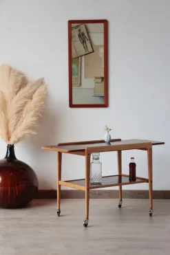 Pamono Vintage Scandinavian Rosewood Serving Trolley by Yngve Ekström, 1960s Best