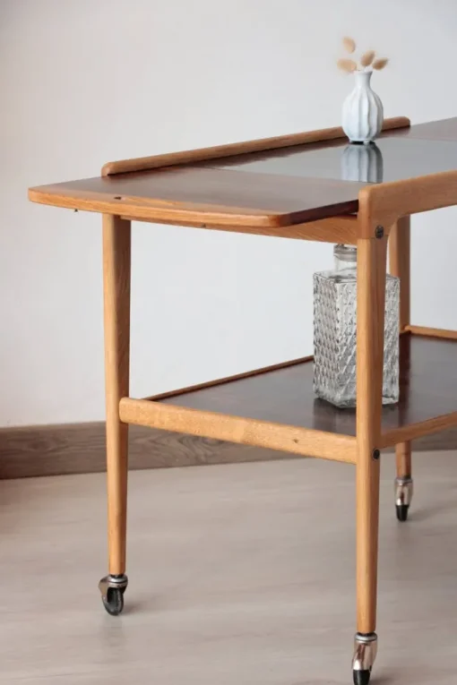 Pamono Vintage Scandinavian Rosewood Serving Trolley by Yngve Ekström, 1960s Best