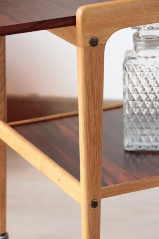 Pamono Vintage Scandinavian Rosewood Serving Trolley by Yngve Ekström, 1960s Best