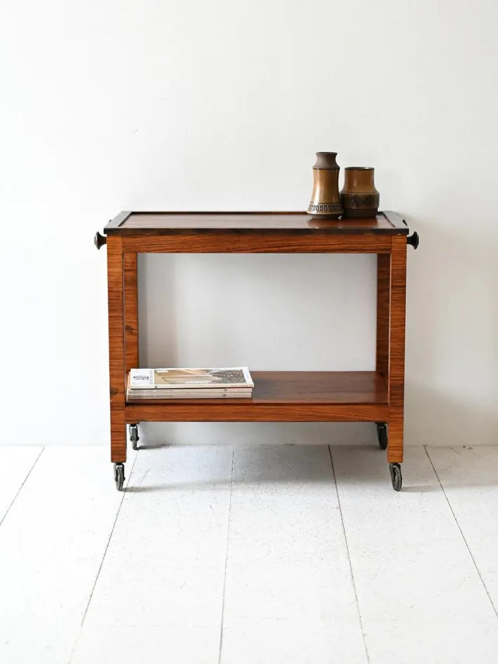 Pamono Vintage Scandinavian Rosewood Trolley, 1930s Online