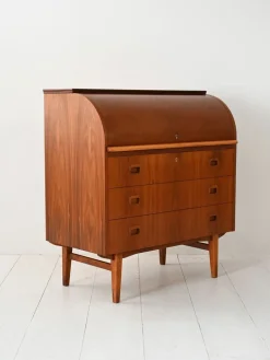 Pamono Vintage Scandinavian Secretaire in Teak, 1950s Online