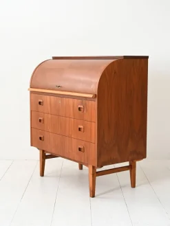 Pamono Vintage Scandinavian Secretaire in Teak, 1950s Online