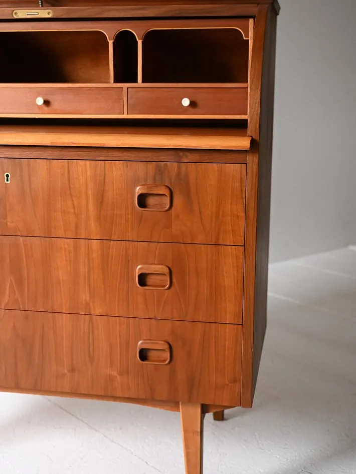 Pamono Vintage Scandinavian Secretaire in Teak, 1950s Online
