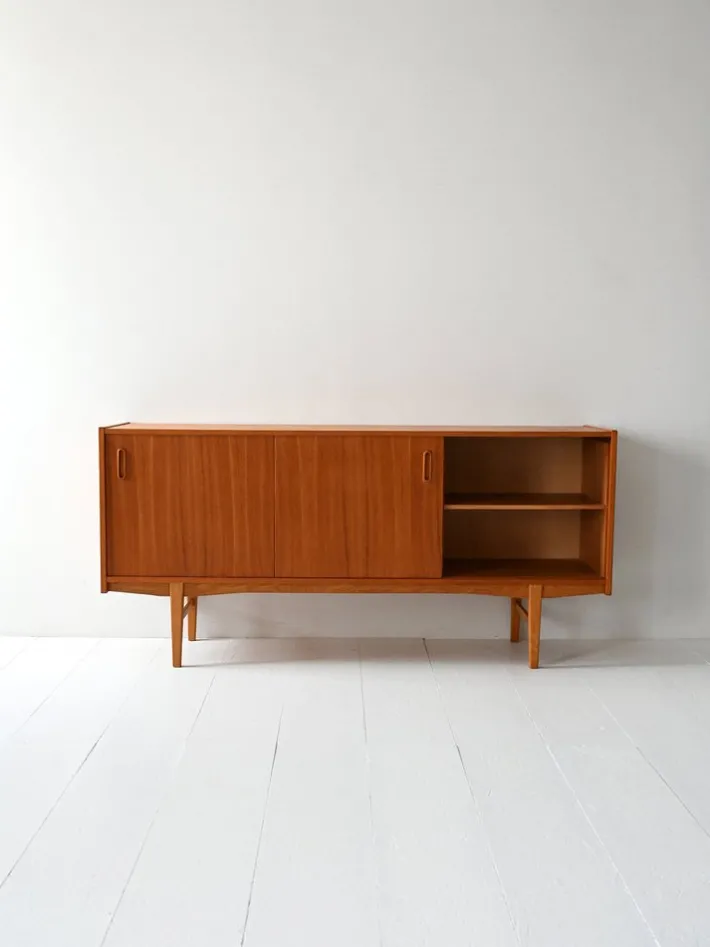 Pamono Vintage Scandinavian Teak Sideboard by Nils Jonsson, 1960s