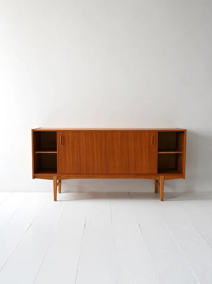 Pamono Vintage Scandinavian Teak Sideboard by Nils Jonsson, 1960s