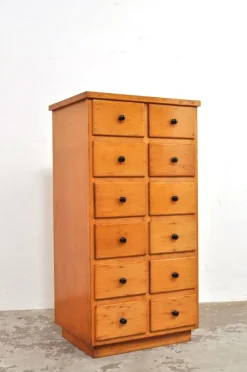 Pamono Vintage School Chest of Drawers, 1950s Outlet