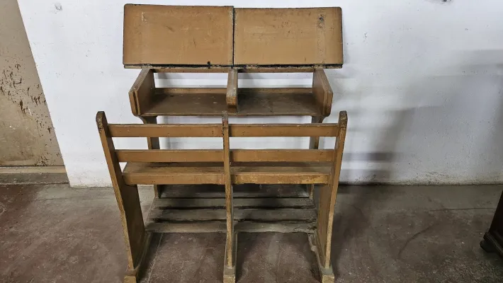 Pamono Vintage School Desk, 1890s Outlet