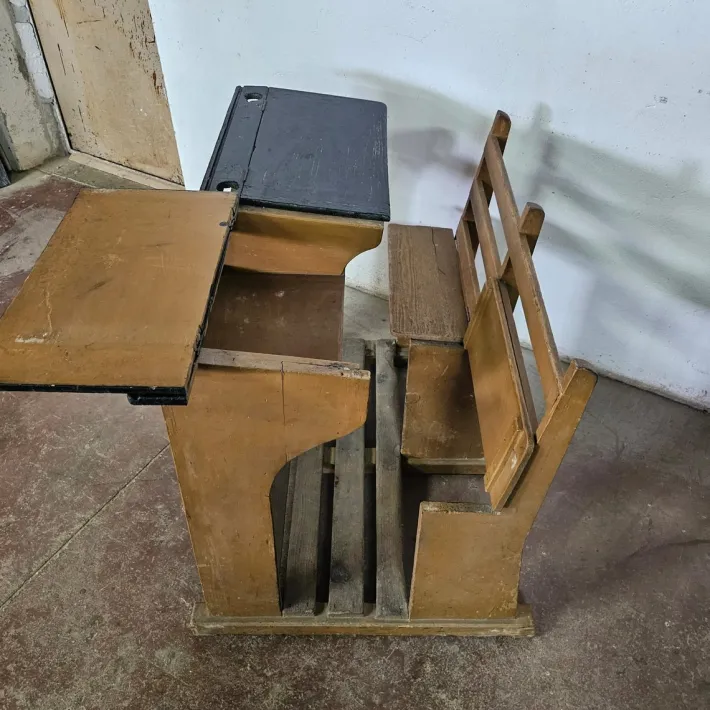 Pamono Vintage School Desk, 1890s Outlet