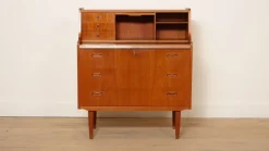 Pamono Vintage Secretaire in Teak Hot