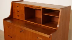 Pamono Vintage Secretaire in Teak Hot