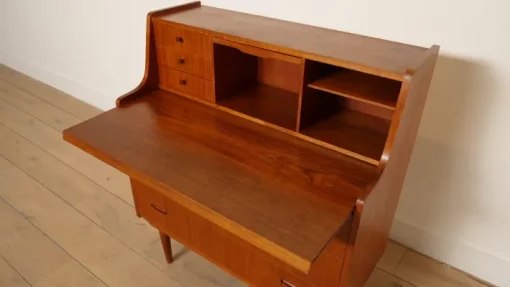 Pamono Vintage Secretaire in Teak Hot