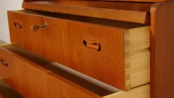 Pamono Vintage Secretaire in Teak Hot