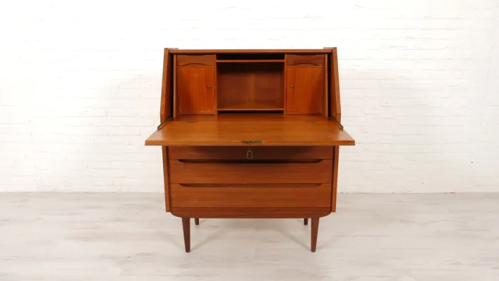 Pamono Vintage Secretaire in Teak