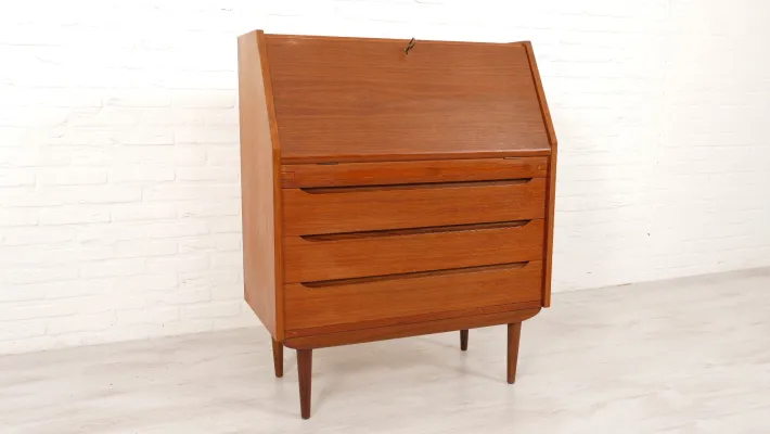 Pamono Vintage Secretaire in Teak