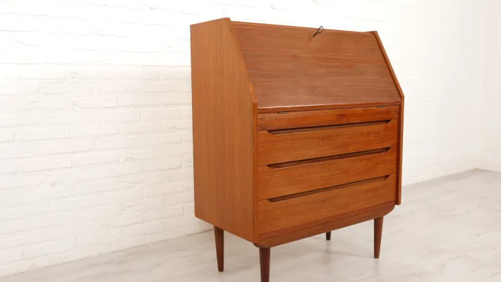 Pamono Vintage Secretaire in Teak