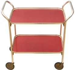 Pamono Vintage Serving Bar Cart, 1950s New