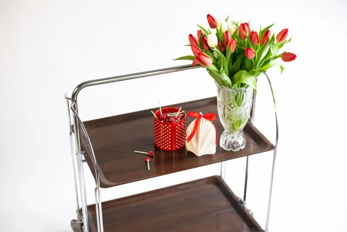 Pamono Vintage Serving Cart, 1970s Discount