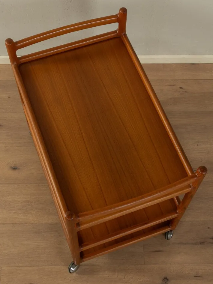 Pamono Vintage Serving Trolley by Johannes Andersen for CFC Silkeborg, 1960s Hot